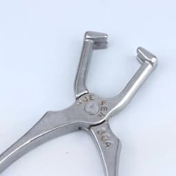 Premium Zippers Install Stop Pliers in Stainless Steel; Perfect for DIY Sewing Kits and Clothes Shoes Zips Repair.