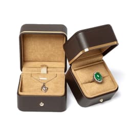 High Quality PU Leather Jewely Boxes Necklace Bangle Bracelet Ring Gift Packaing Case with Custom Logo