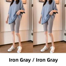 Women's Modal Short Pants Thin High Waist Elastic Slimming Black Base Layer Pants Can Be Worn outside Five-Quarter Length Summer