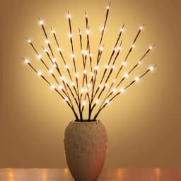 1Pcs LED Tree Branch Light Battery Powered Operated Bendable Twig Branch Lights for Party Coffee Store Festivals Home Decoration