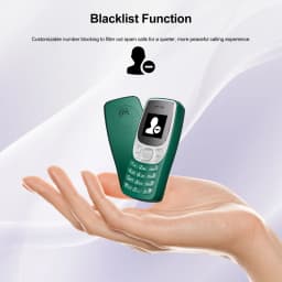 SERVO BM80 2G GSM Mini Mobile Phone Dual SIM Standby Magic Voice Bluetooth Dialer Call Recording Small Backup Cellphones Type-C