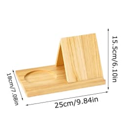 Portable Reading Stand Books Stand Book Rest Shelf Wooden Triangle Book Holder Bookshelf for Tablet Bookcase Organizer