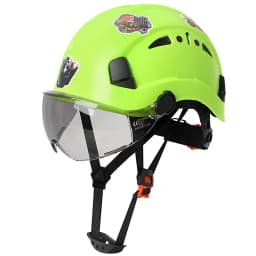 Construction Safety Helmet with Visor DIY Stickers For Engineer ABS Hard Hat Industrial Work Cap Rescue Head Protection CE ANSI