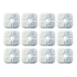 12pcs Original Cat Water Filters Compatible with Catit PIXI Water Fountain Triple Filtration System for PIXI Water Dispenser