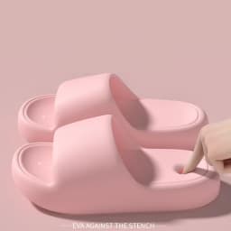 Couple's Summer Indoor Home Slippers 2026 Thick Bottom Lightweight Eva Slippers Women Plus Size Soft Sole Message Slides Shoes
