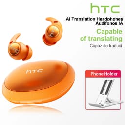 HTC NE76 Sleep Bluetooth Earbuds, AI Translator Earbuds Mini Wireless Headphones 3g Ultra-Lightweight Comfort Sleep Friendly