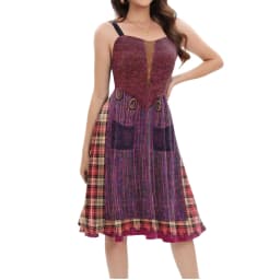 [You're My Secret] Hocus Pocus Witch Dress for Women Winifred Sanderson Mary Sarah Sister Cosplay Costume Adult Classic Dress