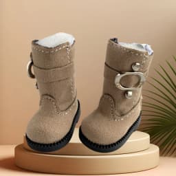 Tilda 3.6cm Doll Boots 1/6 Mini Leather Doll Shoes Designed for Blythe Azone 1:6 Doll Casual Puppet Shoes Accessories