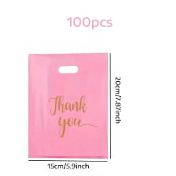 100 pcs Plastic Gift bag Christmas Halloween back to school party birthday gift thank you gift bag anniversary clothing bag