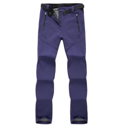 Women's Winter Thick Fleece Warm Pants Outdoor Softshell Sport Long Trousers Hiking Trekking Ski Waterproof Pants Plus Size 3XL