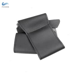 For Mercedes Benz E G CLK CLS SL Class W211 C209 A209 C219 W463 R230 Hand Stitched Car Steering Wheel Perforated Leather Cover