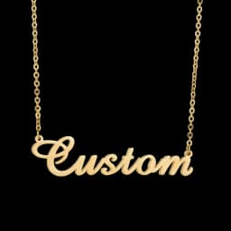 Personalized Customization of Name Pendant Necklace with Different Fonts and Styles for Perfect Party and Holiday Gifts Family