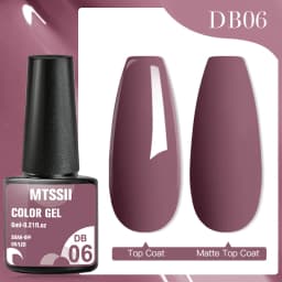 Mtssii 7ml Glitter Rubber Base Gel Polish Gold Sequins Pink White Base Gel Top Coat Soak Off UV LED Nail Art Varnish Manicure