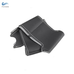 For Honda Civic 8th MK8 2005 2006 2007 2008 2009 2010 2011 Hand-stitched Perforated Leather Steering Wheel Braid Protect Cover