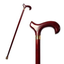 Red Wooden Handle 3-Pieces Walking Stick Men Detachable German Beech Wood Walking Canes Women Fashion Walking Sticks