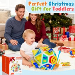 22-in-1 Baby Busy Board Activity Cube Toys Montessori Toy Educational Learning Sensory Travel Toys for Infant Christmas Gifts