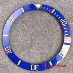 38mm X 30.6mm Watch Bezel Insert Ceramic Mods Replacement Fit For 40mm Automatic GMT SUB SKX 007 Repair Accessories Case Ring