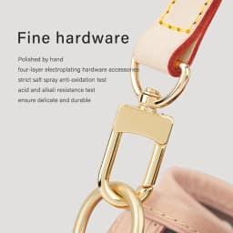 CRAZYSMITH Leather Bag Strap For LV Noe Handle Straps 100% Geunnie Handbag Crossbody 37cm Short Shoulder Belts Bag Accessories