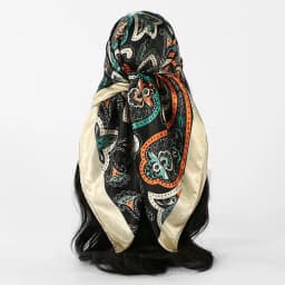 Plain Silk 90 Square Scarf Satin Headband For Muslim Woman Printed Hijabs Wraps Fashion Headscarf Casual Turban Female Bandbana