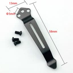 Multi Design Back Clip for DIY Folding Pocket Knife Accessories DIY Back Clip Custom Folding Knife Tool Back Clip Holder-1piece
