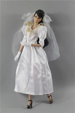 1 Set Doll Clothes 1:6 Scale Dress Outfit for 11.5 Inch 30cm Doll Many Style for Choice Gifts for Girls Doll Accessories #8
