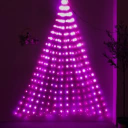 New Year LED Christmas Lights Outside Outdoor Warm White Waterfall Curtain Fairy Lights for Bedroom Icicle Girland Street