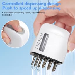 Electric Head Scalp Massager Red Light Vibration Massage Comb Essential Oil Liquid Guide Massager Anti Hair Loss Scalp Care Tool