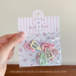 10Pcs/Set White Pink Star Flower Hair Clips For Girls Cute Sweet Kids Hairpins Barrettes Fashion Princess Headwear Children Hair
