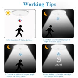 Led Ceiling Lamp Motion Sensor Night Light 110V 220V Smart Ceiling Light Indoor for Living Room Bathroom Hallway Ceiling Lightin
