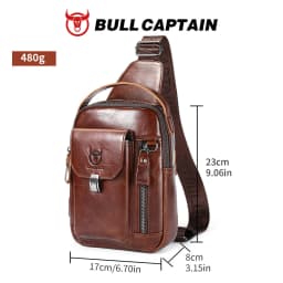BULLCAPTAIN Men Multifunction Anti Theft Shoulder Bag Man Crossbody Cross Body Travel Sling Chest Bags Pack Messenger Pack