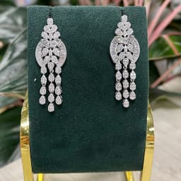 GODKI 2026 Luxury Trendy Link Chain Long Drop Earrings Cubic Zircon Earrings For Women Drop Earrings Brincos Fashion Jewelry