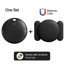 Android AirTag with Magnetic Case Locator Car Item Finder Car Bike Motorcycle Anti-lost Mini Gps Tracker with Protective Cover