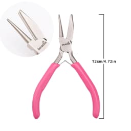 4.72-Inch Professional Round Concave Pliers, Used For Jewelry Making Mini Precision Wire Loop Tools, Ideal DIY Manual Tools