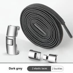 Interlock Buckle Elastic Shoe Laces No Tie Shoelaces for Sneakers Flat Shoelace Kids Adult Elastic Laces One Size Fits All Shoes