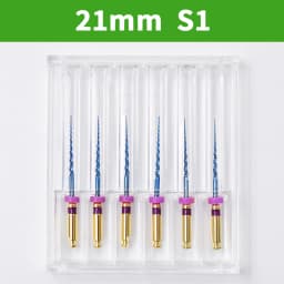 Dental Super Files Blue Rotary File Nickel Titanium Metal Root Canal File Endodontic Equipment 21/25/31mm S1/S2/F1/F2/F3/F4/F5