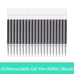 10/20/30 pcs/set 0.5mm Gel Pen Refills Red Blue Black Ink Stationery Writing Supplies Office Signature Rods Office School Needle