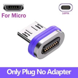For iPhone Laptop 240W 16pin Magnetic OTG Adapter Type C Female to Type C IOS Micro Male Converter PD 5A Fast Charging Adapter