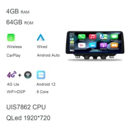 12.3" 720P 360 8G+128G Carplay Android 12.0 Car DVD Player multimedia GPS DSP WIFI Stereo autoradio For Hyundai Tucson 2017-2021