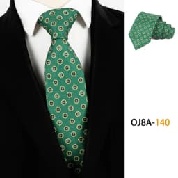 Fashion 8CM Mens Necktie Print Patterns Classic Neck Ties For Man Groom Handfeel Polyester Necktie Business Wedding Accessories