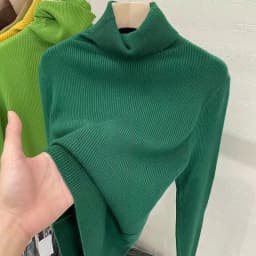 Classic Women's Turtleneck Sweaters Warm Pullover Basic Slim Korean Casual Fall Winter Elegant Knitted Tops All Match Jumper