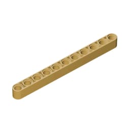 Gobricks 32525 10Pcs Liftarm Bricks Thick 1x11 Technic Parts Assembles Particles Model MOC Toys Sets DIY Car Lifting Function