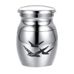 High Quality Custom Stainless Steel Cremation Urn-Funeral Holder Keepsake Polished For Human Pet Ashes Dropshiping