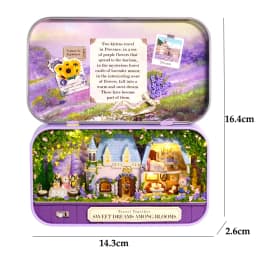 Box Theater Mini Doll House Desk Decorations Miniature DIY Dollhouse Kits Furniture Case Toys For Xmas Birthday Gifts
