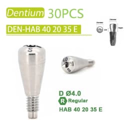 Dental Healing Abutment Healing Cover Screw/Cap High Precision Titanium Compatible with Dentium Implant System