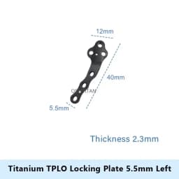 Titanium TPLO locking Plate ALPS Bone Plate Orthopedic Surgical Instruments Veterinary Pet Animal 1pcs