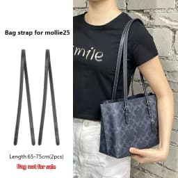 Adjustable Bag Strap For Coach Mollie25 Tote Bag Leather Shoulder Strap Durable Bag Belt Underarm Bag Replacement Accessories