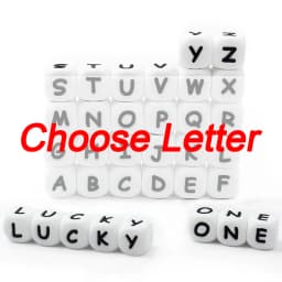 100Pcs 12mm Letter Silicone Beads for DIY Name Jewelry Making Bracelet Necklace Beaded Pen Accessories Keychain Beads Craft