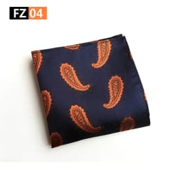 Classic Paisley Floral Anchor Handkerchief Silk Satin Mens Hanky Fashion Classic Wedding Party Pocket Square Hanky