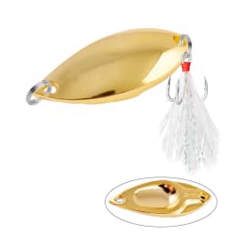 1Pcs 5g-20g Metal Spinner Spoon Lures Trout Fishing Lure Hard Bait Sequins Paillette Artificial Baits Gold Silver Fishing Tackle