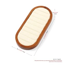 Oirlv Solid Wood Ring Storage Tray Ring Organize Home Storage Tray Jewelry Display Tray Counter Ring Rack Display Accessory Gift